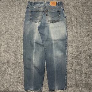 Vintage 90s Levi's 560 Loose Fit Tapered Jeans Blue Men's 36x32 Used - Excellent
